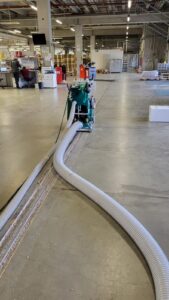 concrete joint preparation CT320 planer with dust extraction system