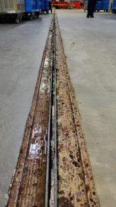 deep concrete joint cleanout preparation before repair system